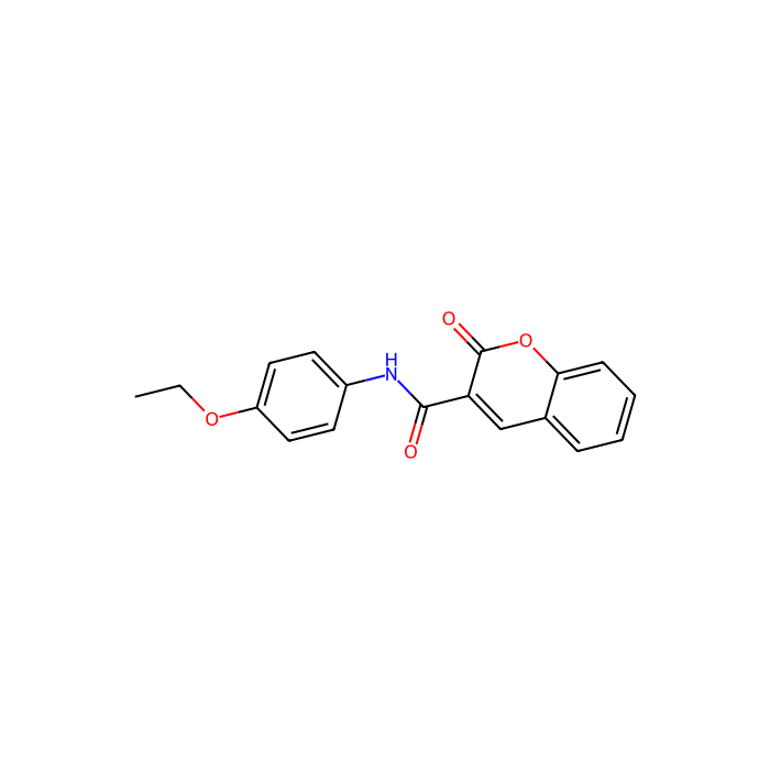 N-(4-乙氧基苯基)香豆素-3-甲酰胺