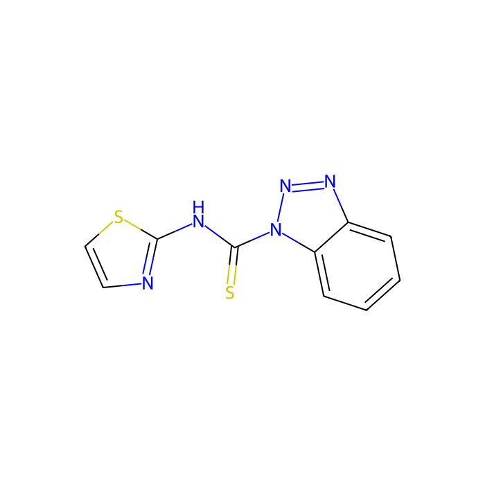 N-(2-噻唑基)-1H-苯并三唑-1-硫代酰胺