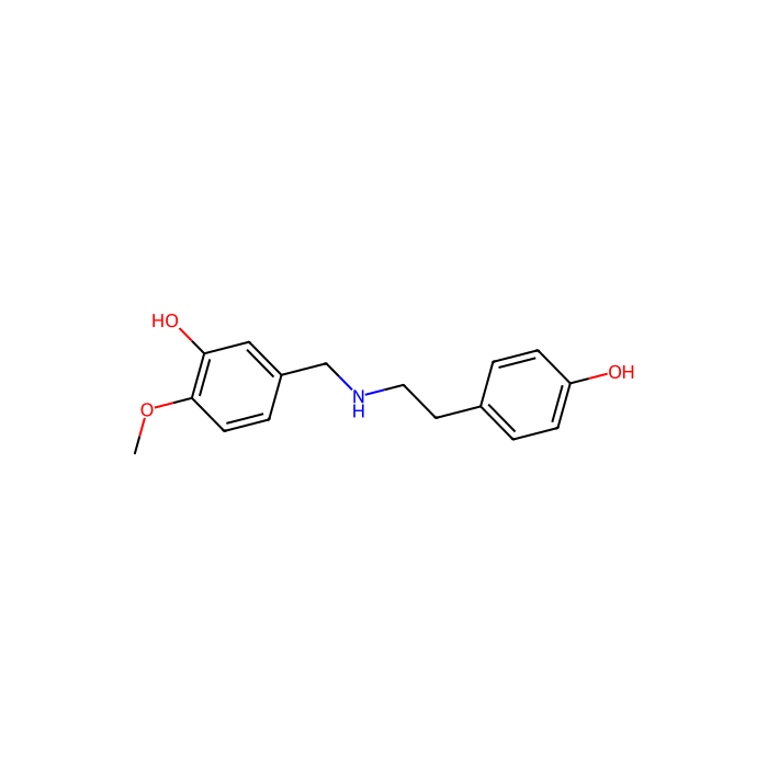 N-（对羟基苯乙基）-N-（3-羟基-4-甲氧基）苄胺