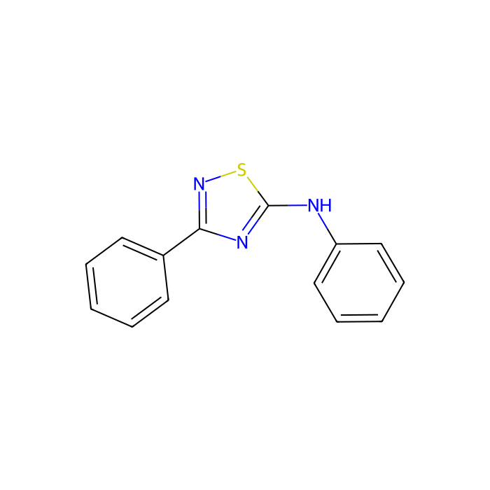 N，3-二苯基-1,2,4-噻二唑-5-胺