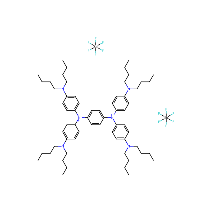 N,N,N',N'-四(4-二丁氨苯基)-1,4-苯醌二亚铵双(六氟锑酸盐)