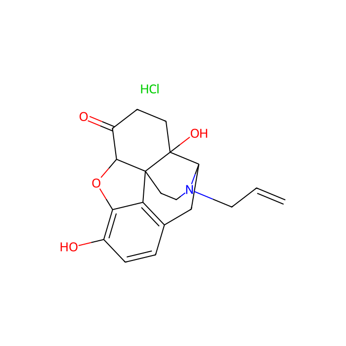Naloxone HCl, 阿片受体；mu/kappa/delta 拮抗剂