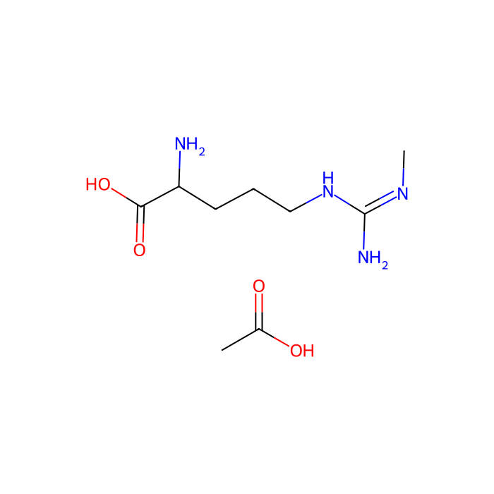 NG-单甲基-L-精氨酸乙酸盐, 一氧化氮合酶抑制剂