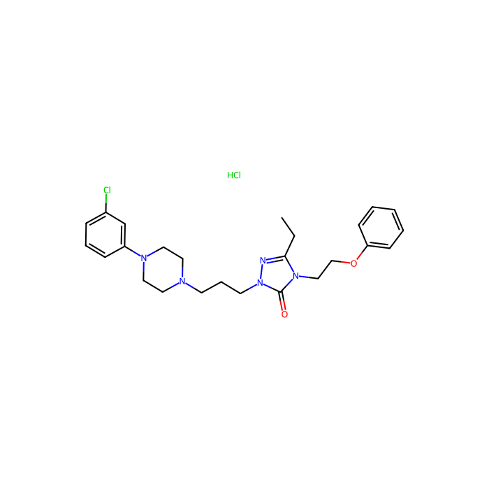 奈法唑酮盐酸盐, 去甲肾上腺素转运体抑制剂