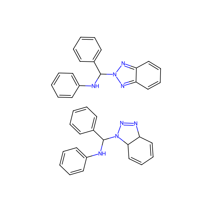 N,α-二苯基苯并三唑甲胺，Bt1 和 Bt2 异构体的混合物