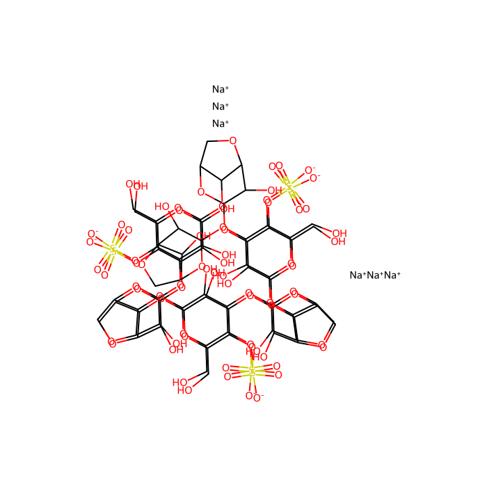新卡拉多癸糖 4¹,4³,4⁵,4⁷,4⁹ ,4¹¹-六硫酸六钠盐