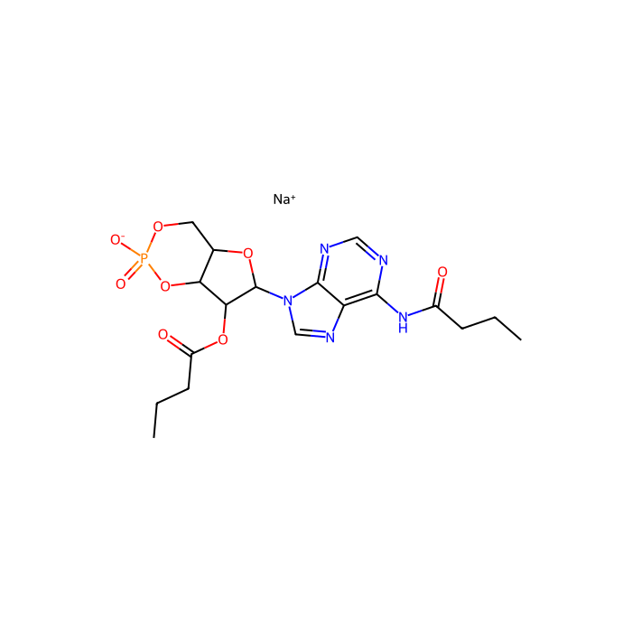 N⁶,2'-O-二丁酰腺苷3',5'-环状单磷酸钠盐