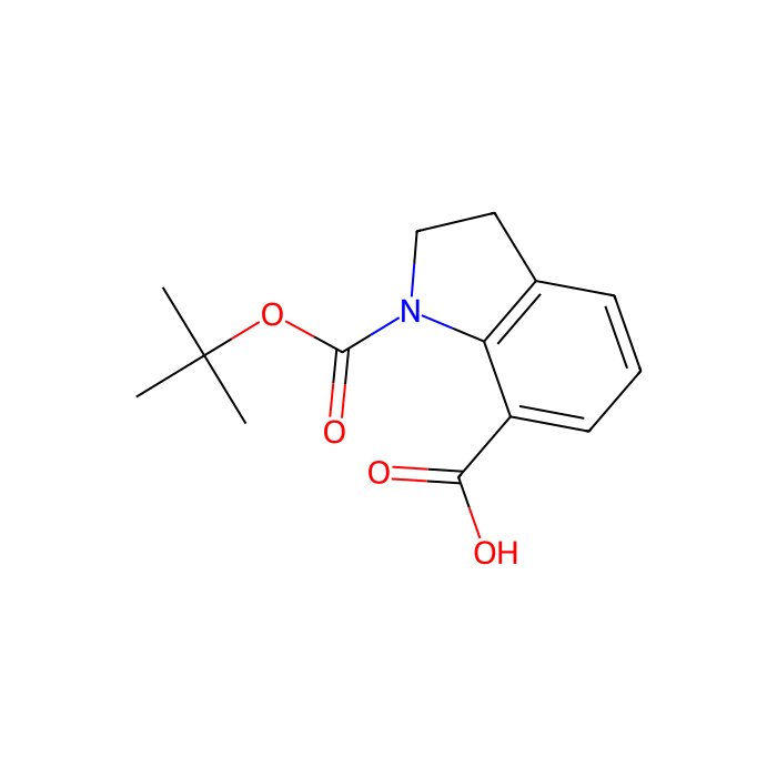 N-Boc-吲哚啉-7-羧酸