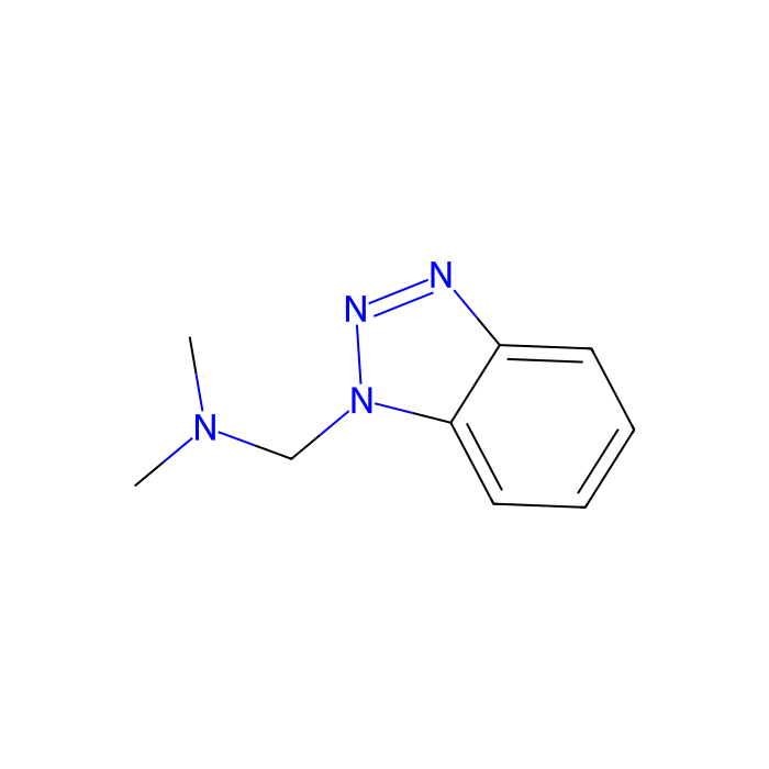 N,N-二甲基苯并三唑甲胺，Bt1 和 Bt2 异构体的混合物