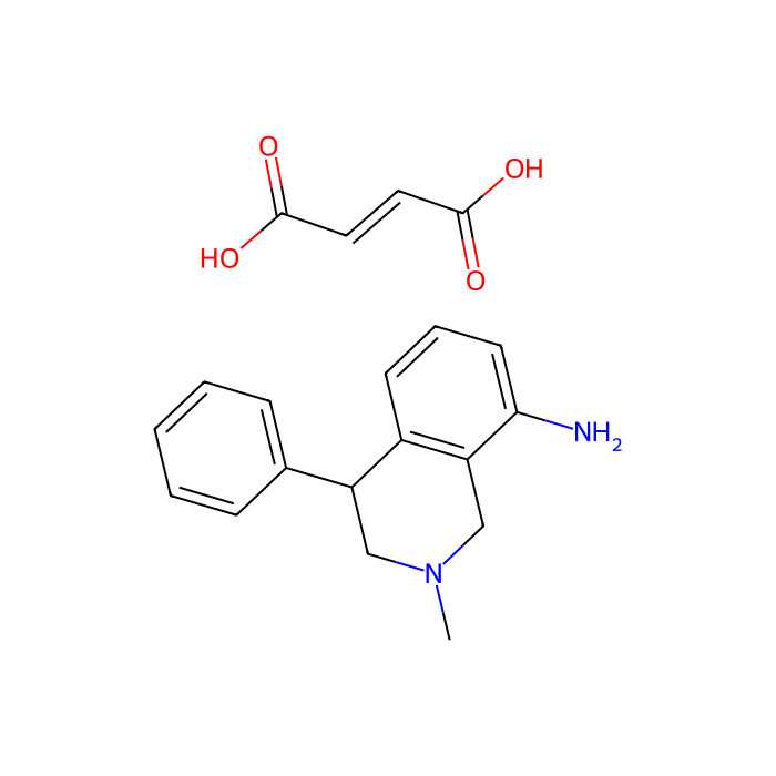 诺米芬辛 马来酸盐, 单胺转运体抑制剂