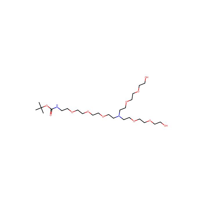 N-(Boc-PEG3)-N-双(PEG2-醇)