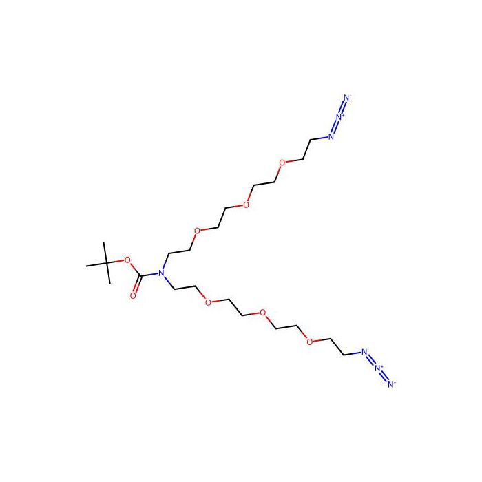 N-Boc-N-双(PEG3-叠氮化物)