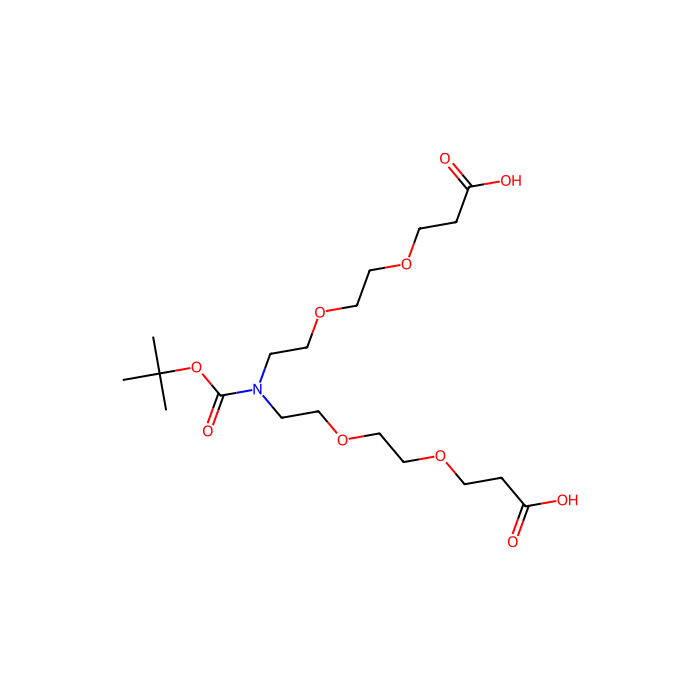 N-Boc-N-双(PEG2-酸)