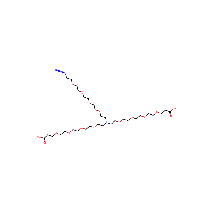 N-(叠氮基-PEG4)-N-双(PEG4-酸)盐酸盐
