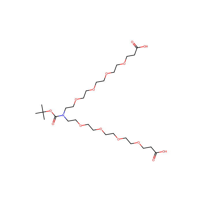 N-Boc-N-双(PEG4-酸)