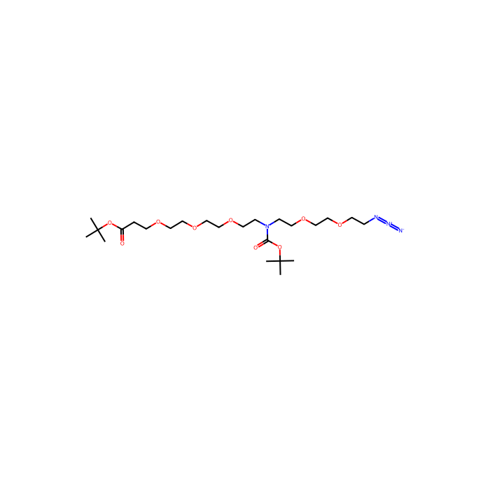 N-(叠氮基-PEG2)-N-Boc-PEG3-叔丁酯