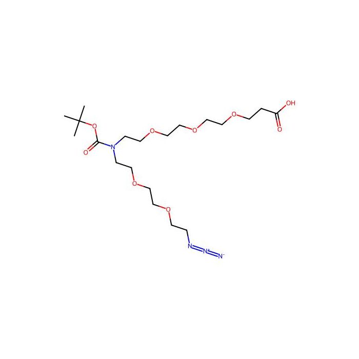 N-(叠氮基-PEG2)-N-Boc-PEG3-酸