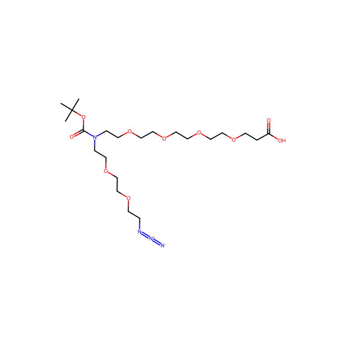 N-(叠氮基-PEG2)-N-Boc-PEG4-酸