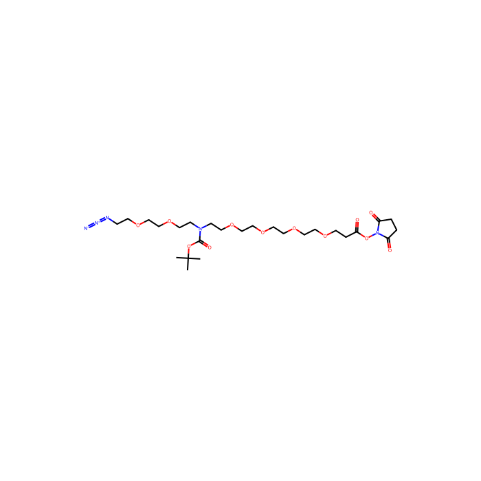 N-(叠氮基-PEG2)-N-Boc-PEG4-琥珀酰亚胺酯