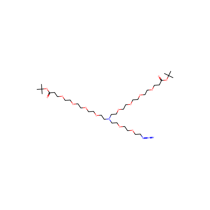 N-(叠氮基-PEG2)-N-双(PEG4-叔丁酯)