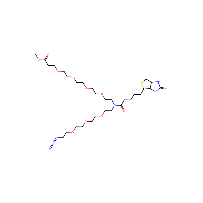 N-(叠氮基-PEG3)-N-生物素-PEG4-甲酯