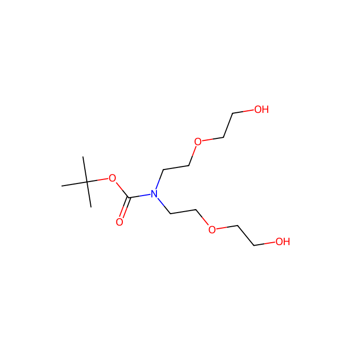 N-Boc-N-双(PEG1-OH)