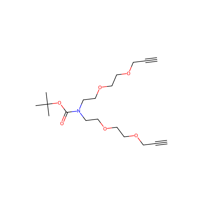N-Boc-N-双(PEG2-炔丙基)