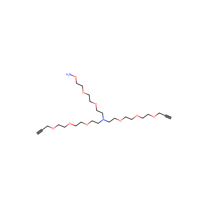 N-(氨基氧基-PEG2)-N-双(PEG3-炔丙基)