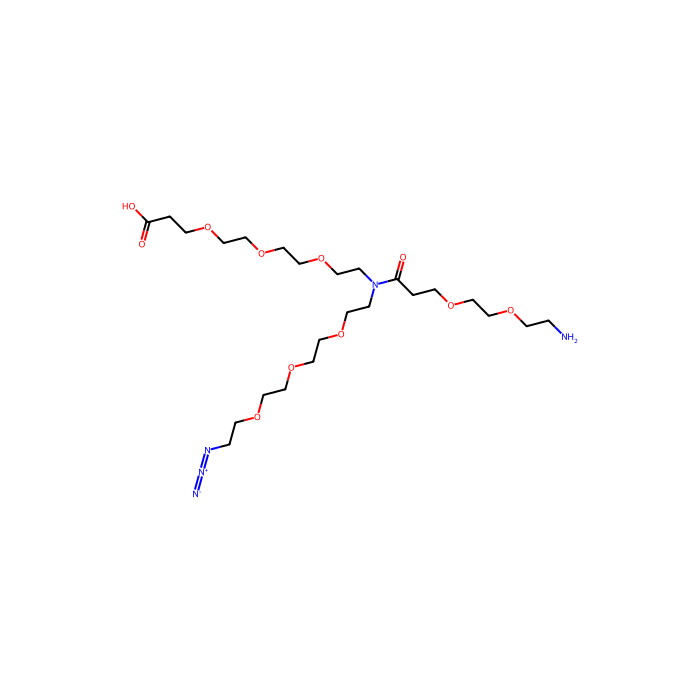 N-(叠氮基-PEG3)-N-(PEG2-胺)-PEG3-酸
