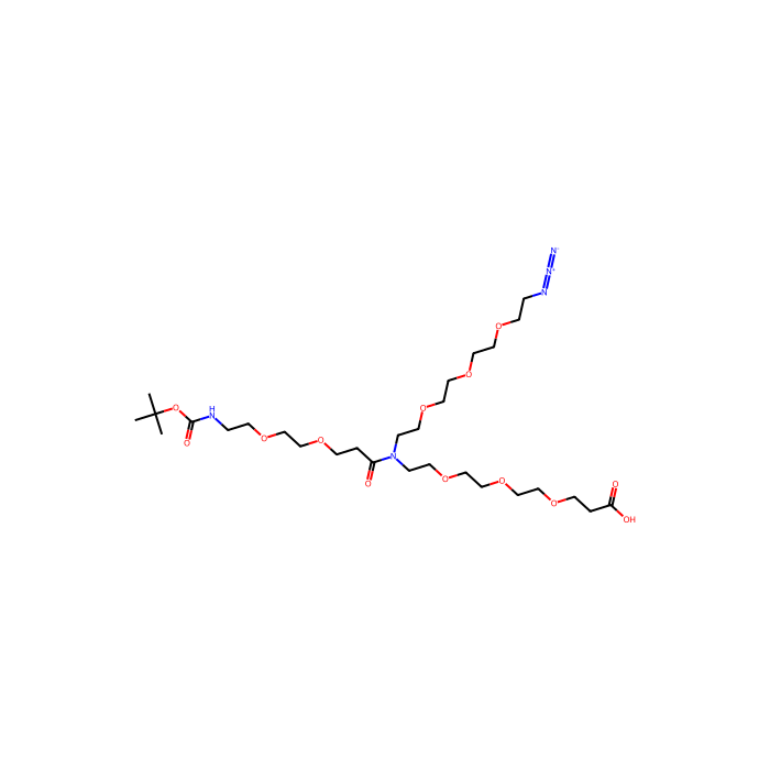 N-(Azido-PEG3)-N-(PEG2-NH-Boc)-PEG3-acid