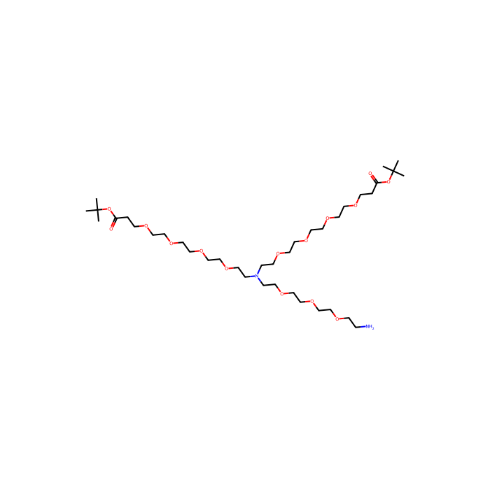 N-(氨基-PEG3)-N-双(PEG4-叔丁酯)