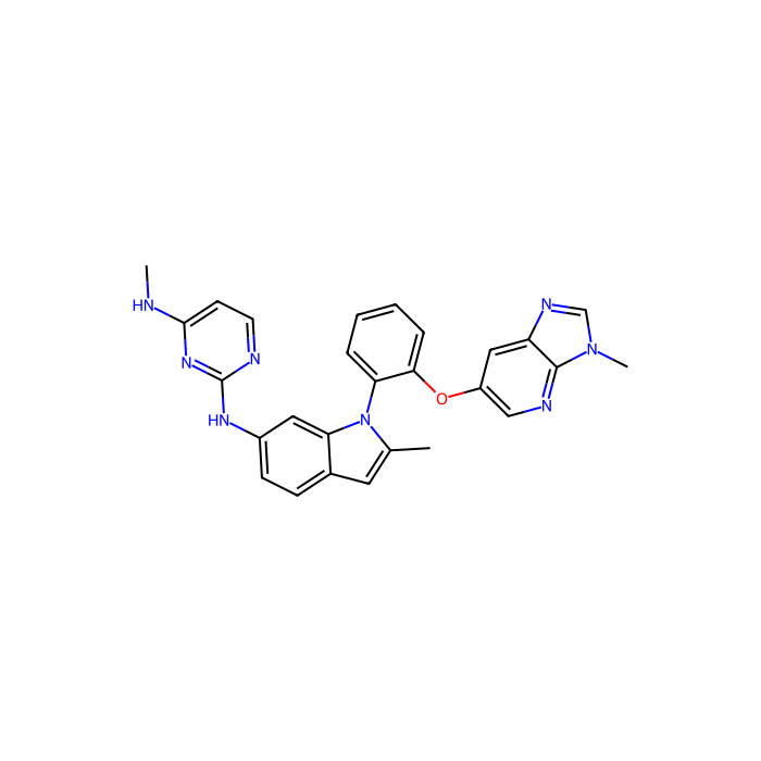 4-N-methyl-2-N-[2-methyl-1-[2-(3-methylimidazo[4,5-b]pyridin-6-yl)oxyphenyl]indol-6-yl]pyrimidine-2,4-diamine, 类组蛋白赖氨酸甲基转移酶 DOT1 抑制剂