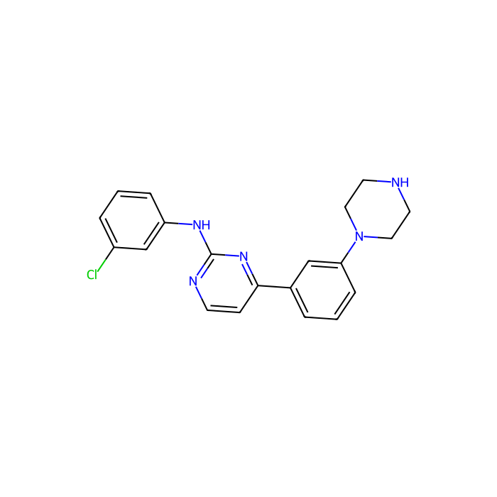 N-(3-chlorophenyl)-4-[3-(piperazin-1-yl)phenyl]pyrimidin-2-amine, 钙/钙调蛋白依赖性蛋白激酶 II δ 亚基抑制剂