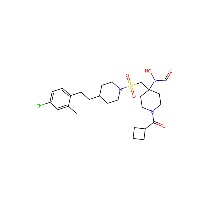 N-[4-[[4-[2-(4-chloro-2-methylphenyl)ethyl]piperidin-1-yl]sulfonylmethyl]-1-(cyclobutanecarbonyl)piperidin-4-yl]-N-hydroxyformamide, ADAMTS4 抑制剂;ADAMTS5 抑制剂