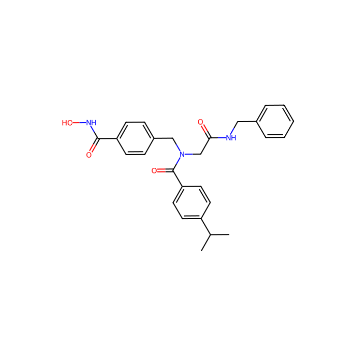 N-(2-(benzylamino)-2-oxoethyl)-N-(4-(hydroxycarbamoyl)benzyl)-4-isopropylbenzamide, 恶性疟原虫组蛋白去乙酰化酶 1