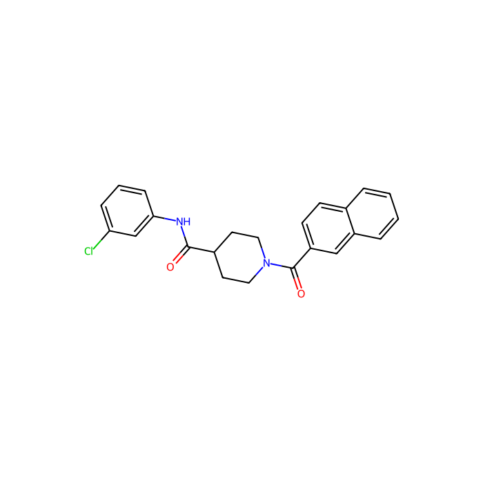 1-(2-Naphthoyl)-N-(3-chlorophenyl)piperidine-4-carboxamide, 单酰基甘油脂肪酶抑制剂
