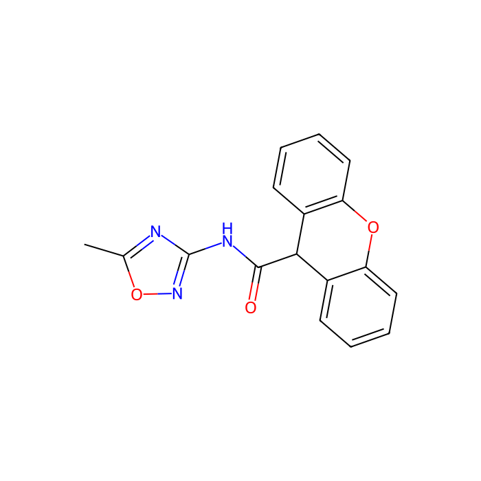 N-(5-methyl-1,2,4-oxadiazol-3-yl)-9H-xanthene-9-carboxamide, mGlu 1 受体的异构调节剂