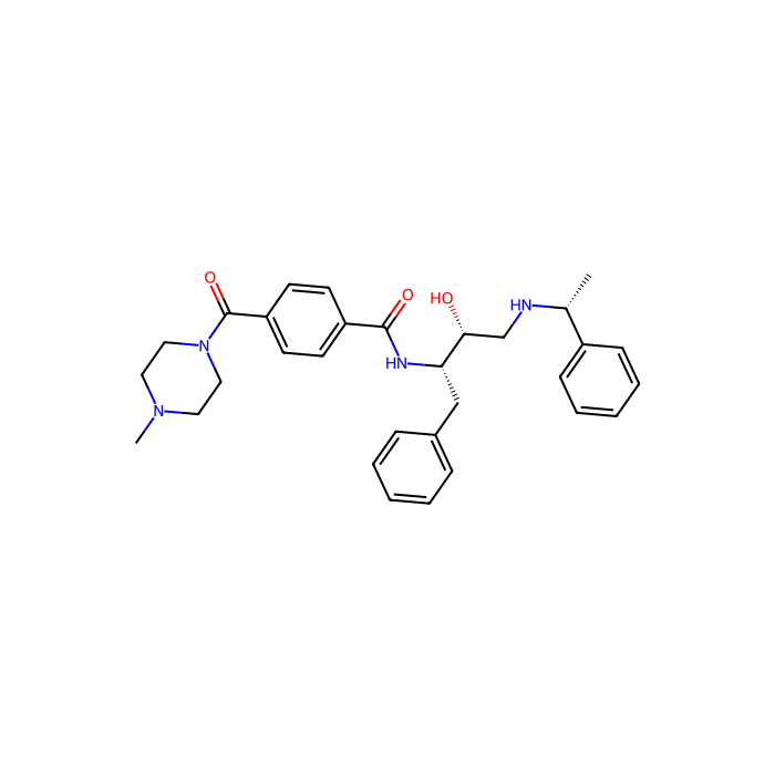 N-[(2S,3R)-3-Hydroxy-1-phenyl-4-[[(1R)-1-phenylethyl]amino]butan-2-yl]-4-(4-methylpiperazine-1-carbonyl)benzamide