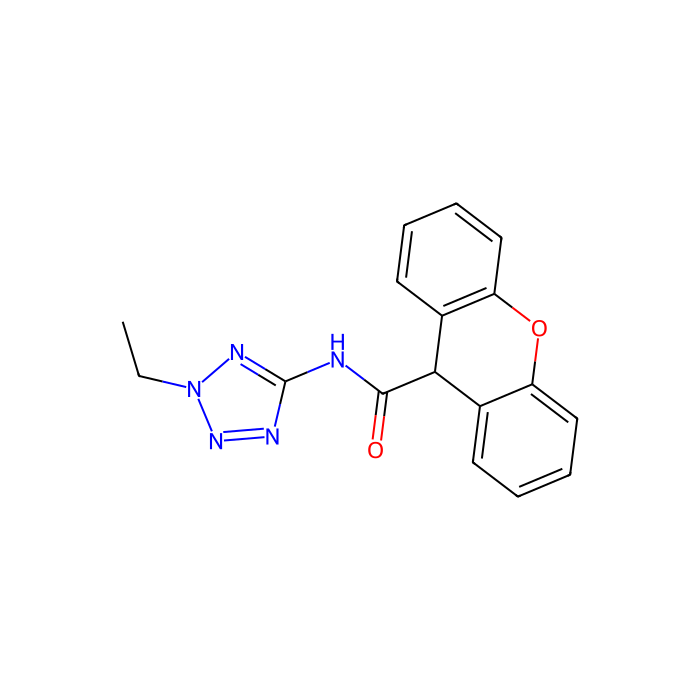 N-(2-ethyltetrazol-5-yl)-9H-xanthene-9-carboxamide, mGlu 1 受体的异构调节剂