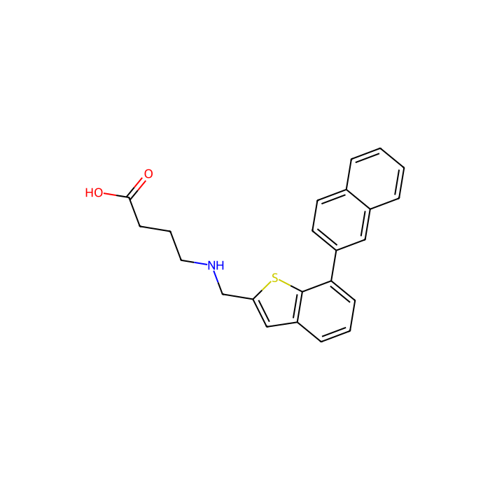 4-({[7-(naphthalen-2-yl)-1-benzothiophen-2-yl]methyl}amino)butanoic acid, S1P 4 受体激动剂