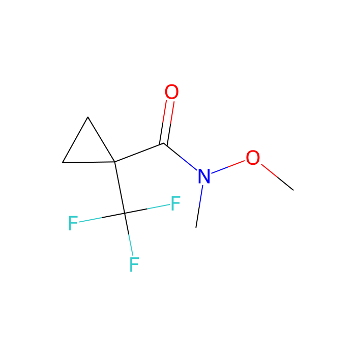 N-methoxy-N-methyl-1-(trifluoromethyl)cyclopropane-1-carboxamide