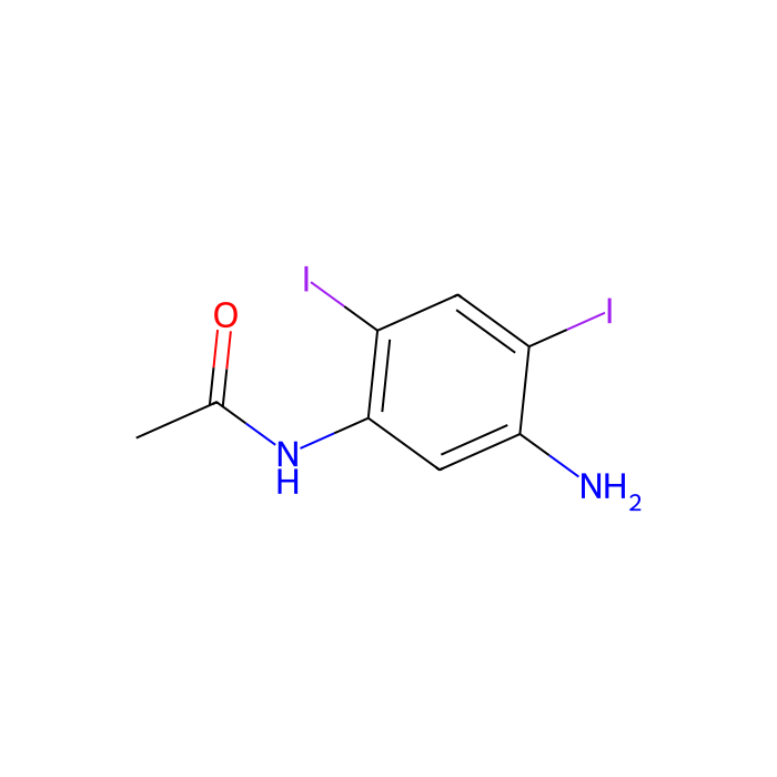 N-(5-amino-2,4-diiodo-phenyl)acetamide