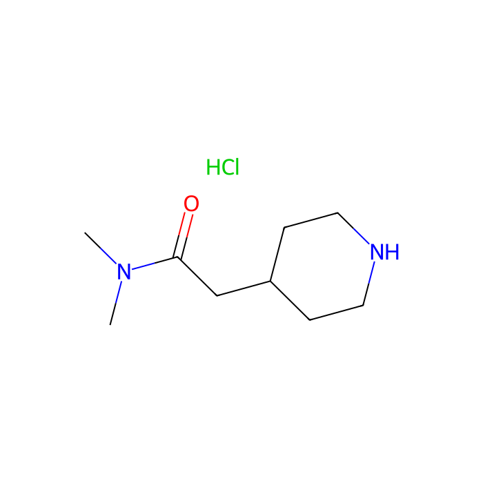 N,N-dimethyl-2-(piperidin-4-yl)acetamide hydrochloride