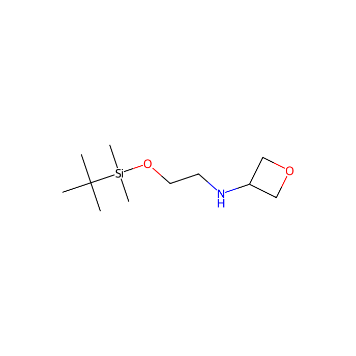 N-[2-[tert-butyl(dimethyl)silyl]oxyethyl]oxetan-3-amine