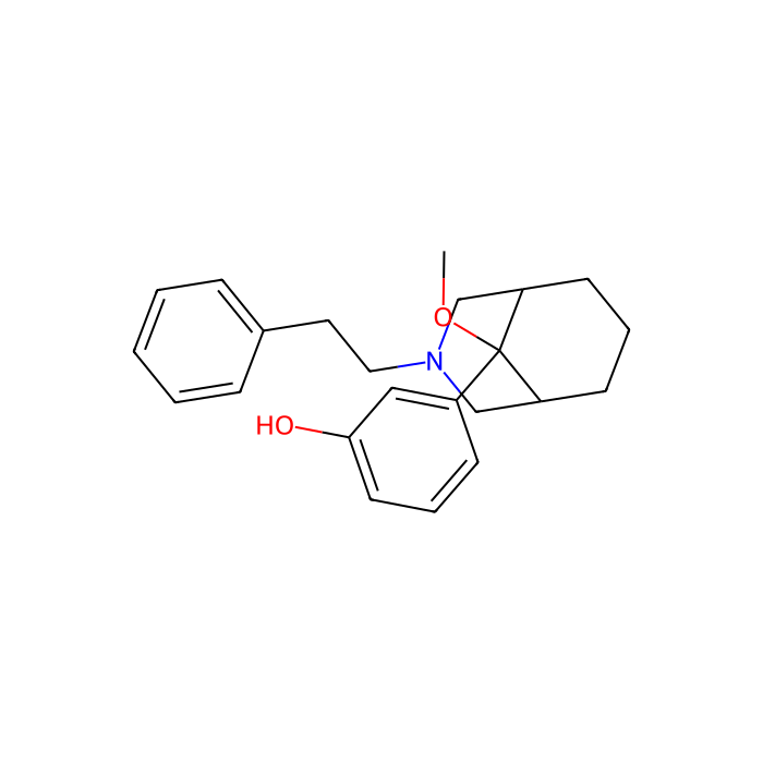 3-[(9-syn)-9-methoxy-3-(2-phenylethyl)-3-azabicyclo[3.3.1]nonan-9-yl]phenol