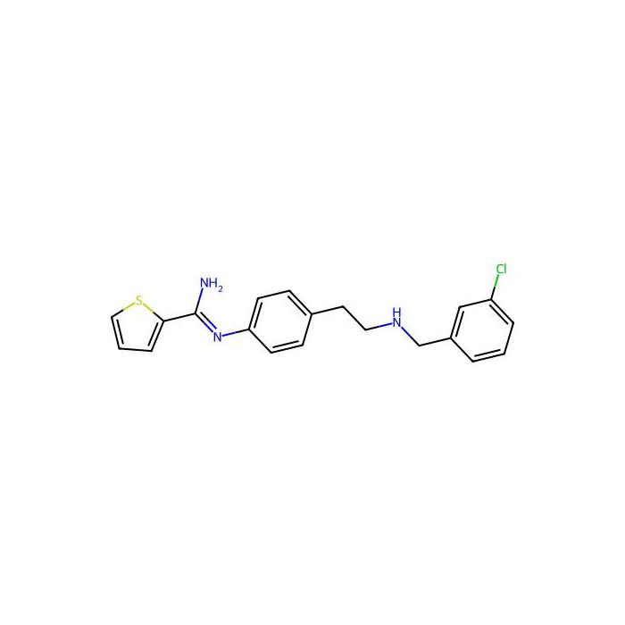 N-(4-{2-[(3-Chlorobenzyl)amino]ethyl}phenyl)thiophene-2-carboximidamide