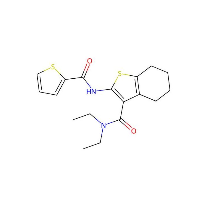 N,N-Diethyl-2-[(2-Thienylcarbonyl)amino]-4,5,6,7-Tetrahydro-1-Benzothiophene-3-Carboxamide