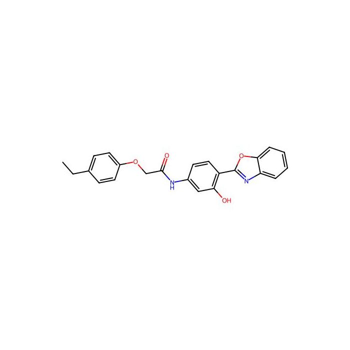 N-[4-(1,3-benzoxazol-2-yl)-3-hydroxyphenyl]-2-(4-ethylphenoxy)acetamide