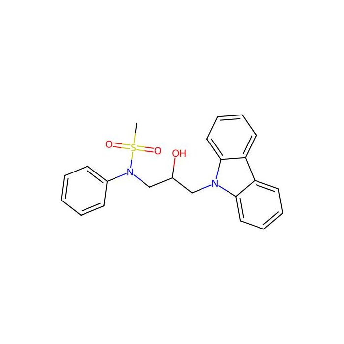 N-[3-(9H-carbazol-9-yl)-2-hydroxypropyl]-N-phenylmethanesulfonamide