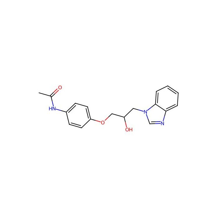 N-[4-(3-Benzoimidazol-1-yl-2-hydroxy-propoxy)-phenyl]-acetamide